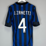2011/12 INTER MILAN J.ZANETTI #4 HOME SHIRT (S) NIKE