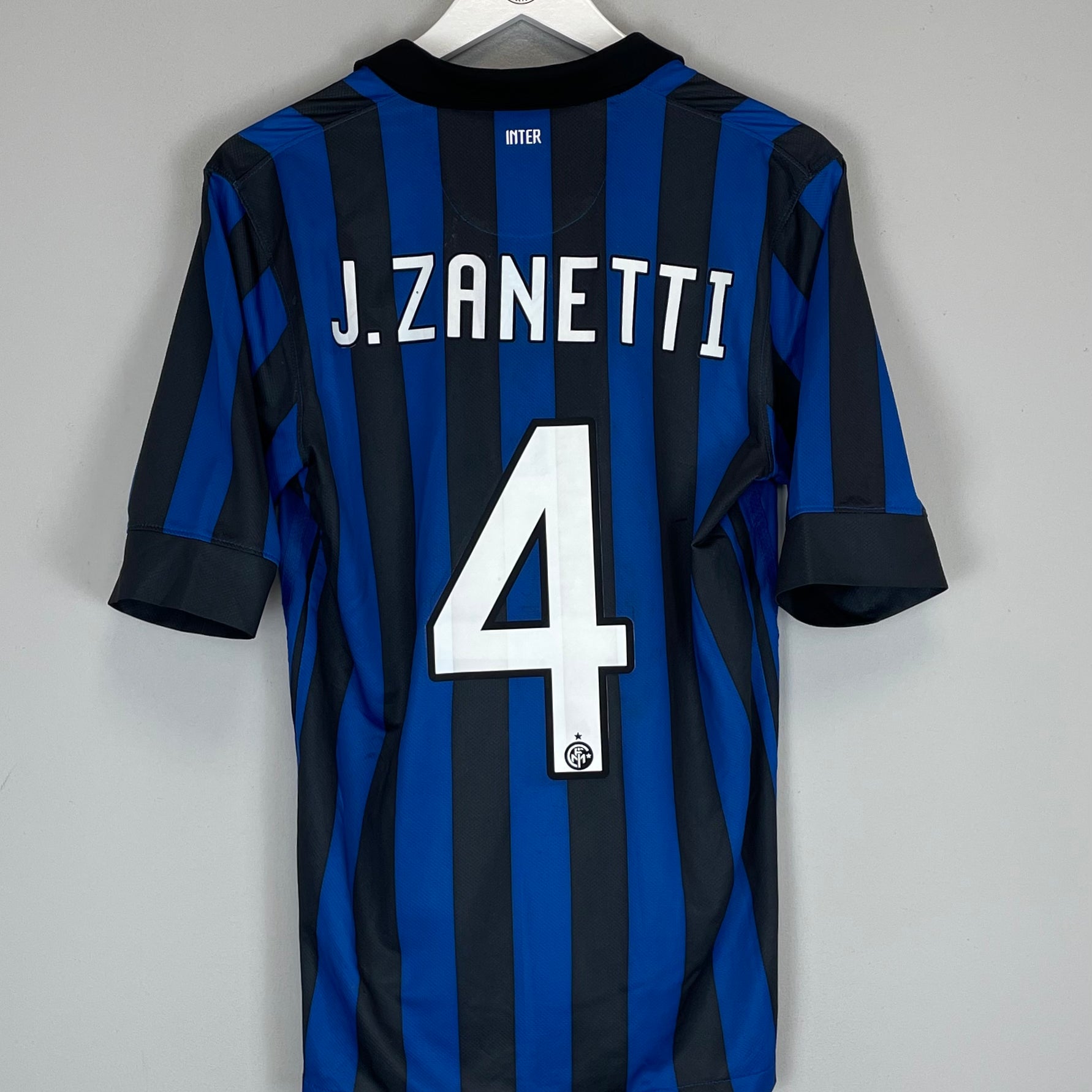 2011/12 INTER MILAN J.ZANETTI #4 HOME SHIRT (S) NIKE – Cult Kits