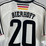 1998/00 GERMANY BIERHOFF #20 HOME SHIRT (L) ADIDAS