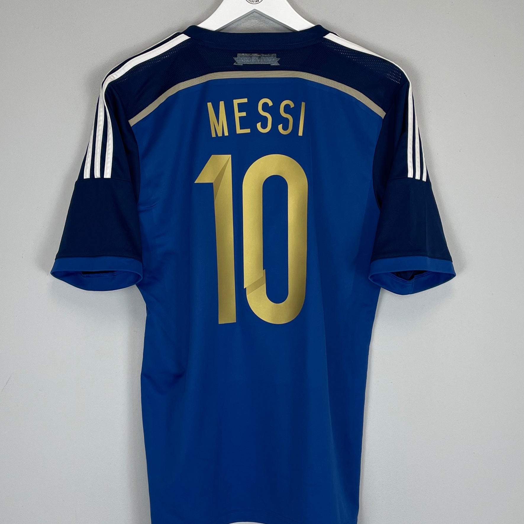 Shop 2014/15 ARGENTINA MESSI #10 AWAY SHIRT (M) ADIDAS, classic football shirts, vintage football shirts & retro soccer jerseys at Cult Kits