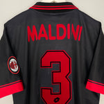 Shop 1996/97 AC MILAN MALDINI #3 THIRD SHIRT (L) LOTTO, classic football shirts, vintage football shirts & retro soccer jerseys at Cult Kits