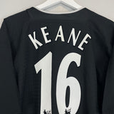 Shop 2003/05 MANCHESTER UNITED KEANE #16 *STAND UP TO RACISM* AWAY SHIRT (XL) NIKE, classic football shirts, vintage football shirts & retro soccer jerseys at Cult Kits
