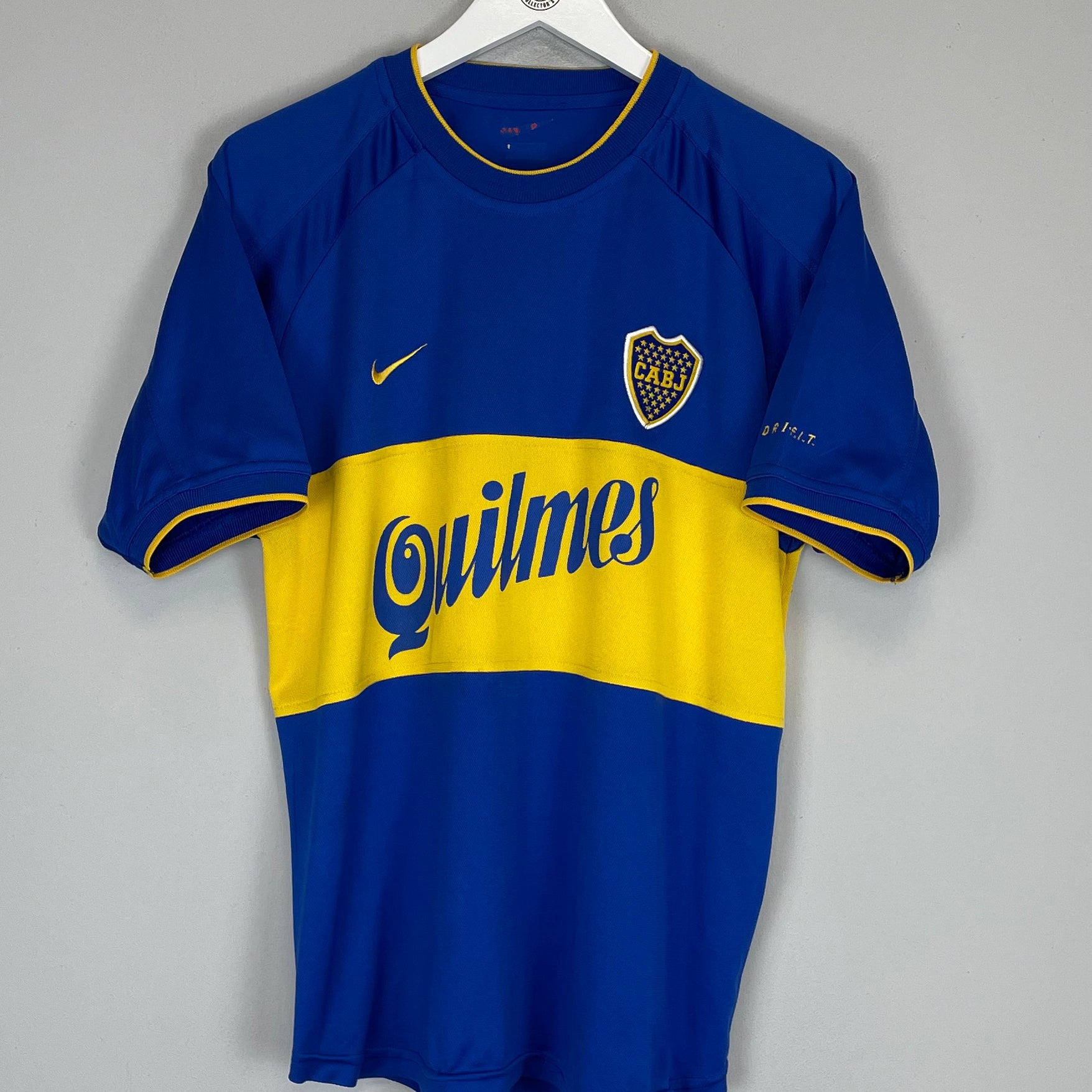 Shop 1999/01 BOCA JUNIORS HOME SHIRT (M) NIKE, classic football shirts, vintage football shirts & retro soccer jerseys at Cult Kits
