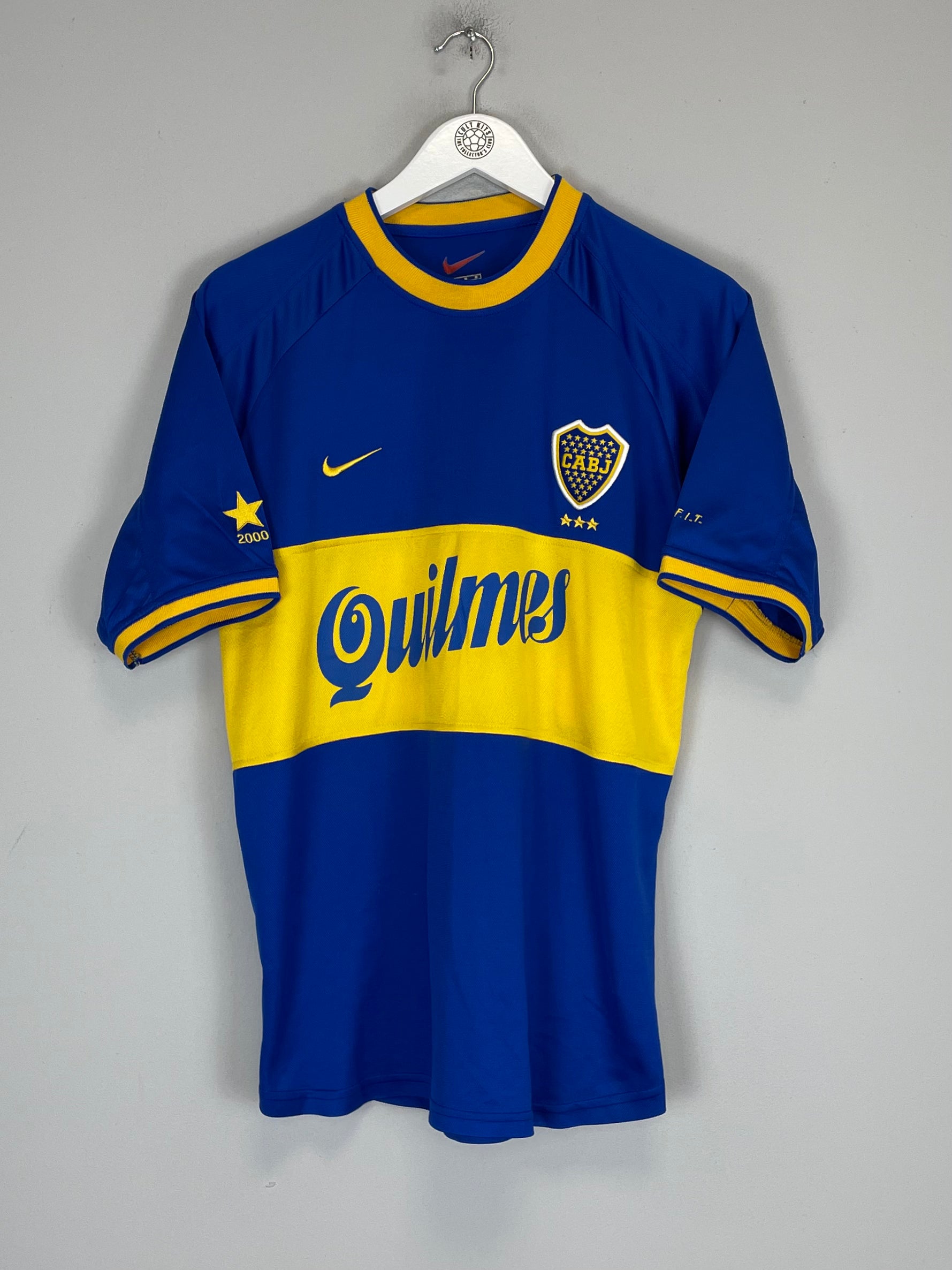 Shop 2000/01 BOCA JUNIORS *SPECIAL* HOME SHIRT (M) NIKE, classic football shirts, vintage football shirts & retro soccer jerseys at Cult Kits