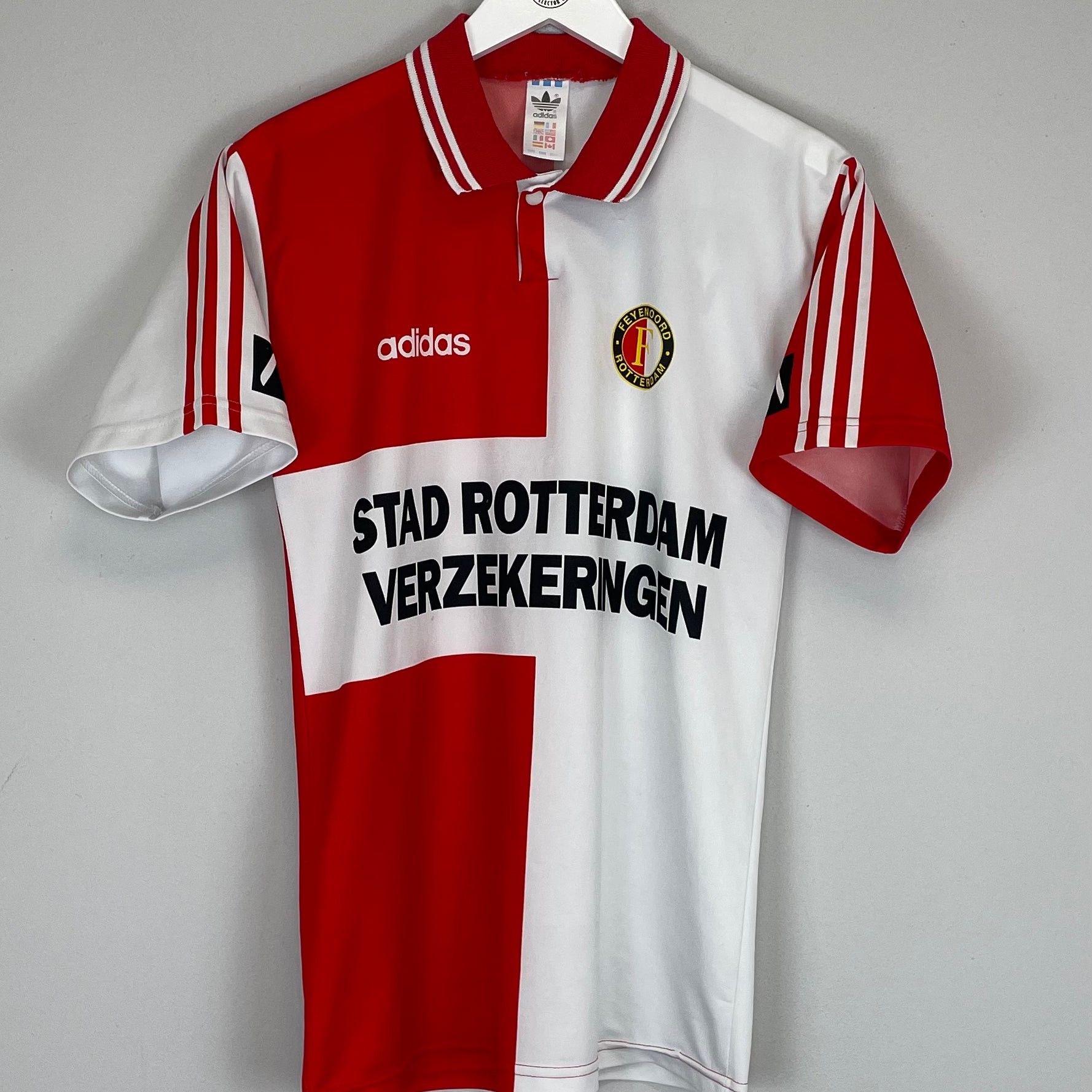 Shop 1994/96 FEYENOORD HOME SHIRT (S) ADIDAS, classic football shirts, vintage football shirts & retro soccer jerseys at Cult Kits