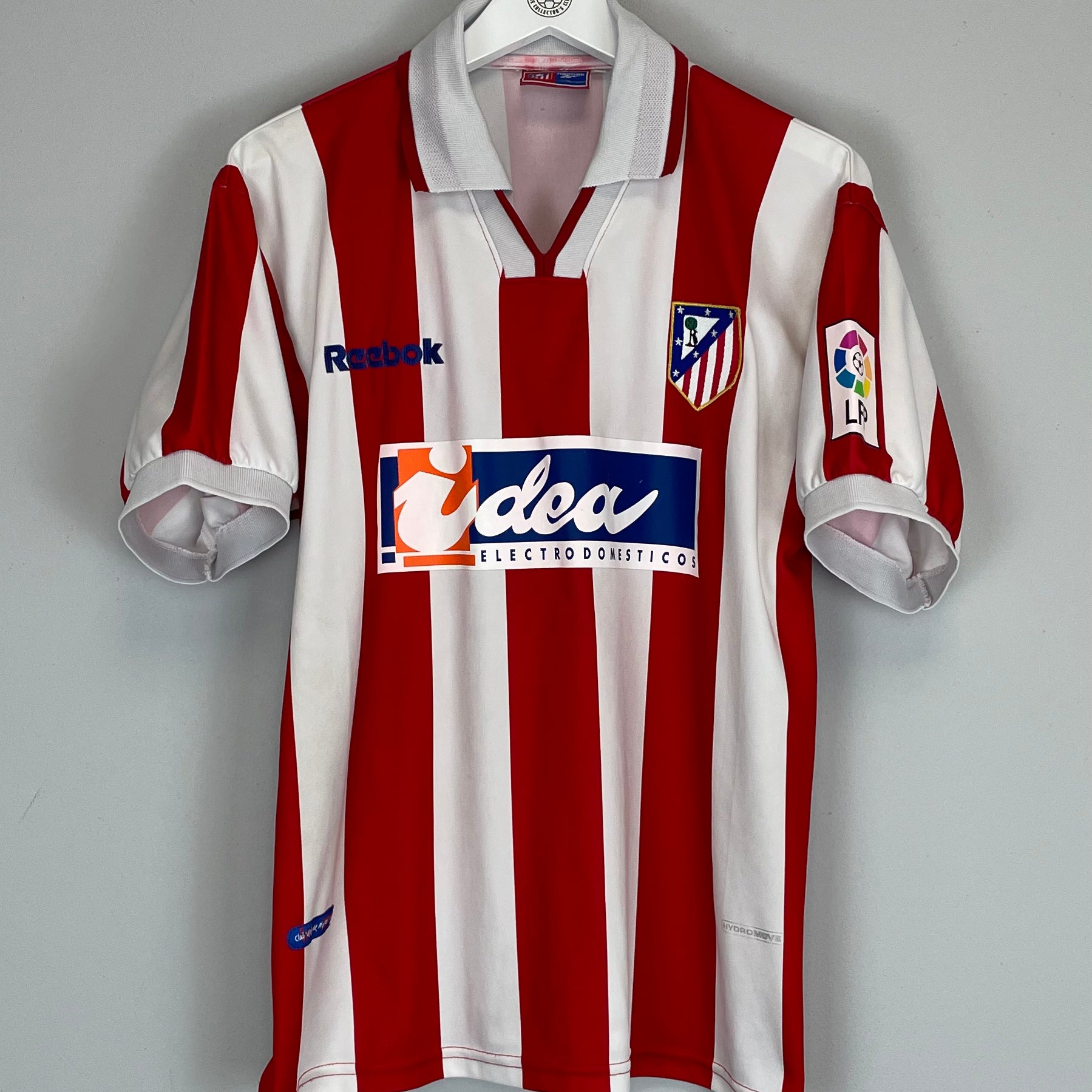 Shop 2000/01 ATLETICO MADRID HOME SHIRT (M) REEBOK, classic football shirts, vintage football shirts & retro soccer jerseys at Cult Kits