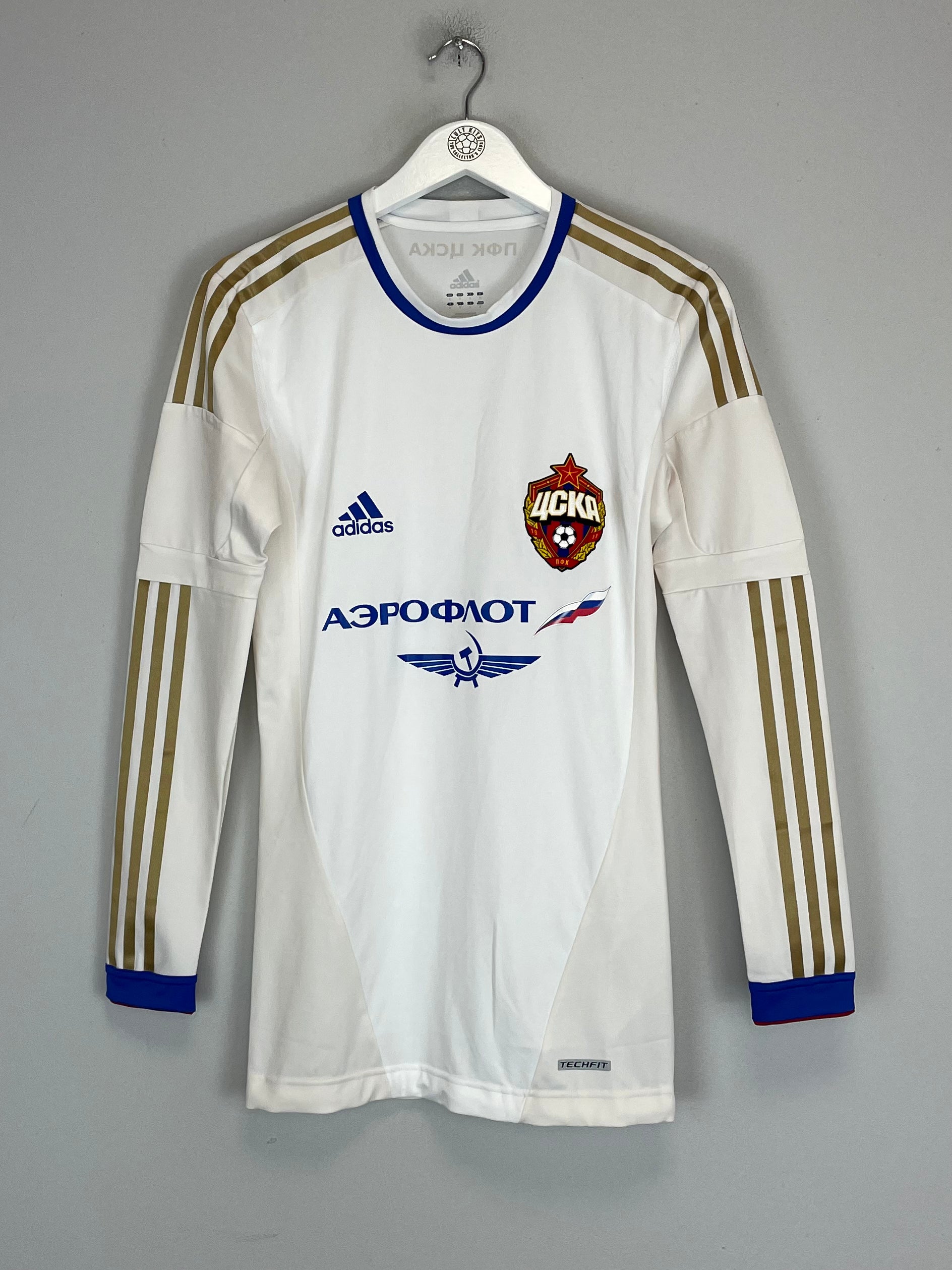 Shop 2012/13 CSKA MOSCOW L/S *PLAYER ISSUE* AWAY SHIRT (M) ADIDAS, classic football shirts, vintage football shirts & retro soccer jerseys at Cult Kits