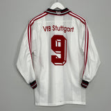 1997/98 STUTTGART #9 L/S HOME SHIRT (M) ADIDAS