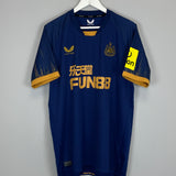 Shop 2022/23 NEWCASTLE UNITED SCHAR #5 AWAY SHIRT (XL) CASTORE, classic football shirts, vintage football shirts & retro soccer jerseys at Cult Kits