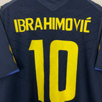 Shop 2008/09 SWEDEN IBRAHIMOVIC #9 AWAY SHIRT (L) UMBRO, classic football shirts, vintage football shirts & retro soccer jerseys at Cult Kits