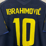 Shop 2008/09 SWEDEN IBRAHIMOVIC #9 AWAY SHIRT (L) UMBRO, classic football shirts, vintage football shirts & retro soccer jerseys at Cult Kits