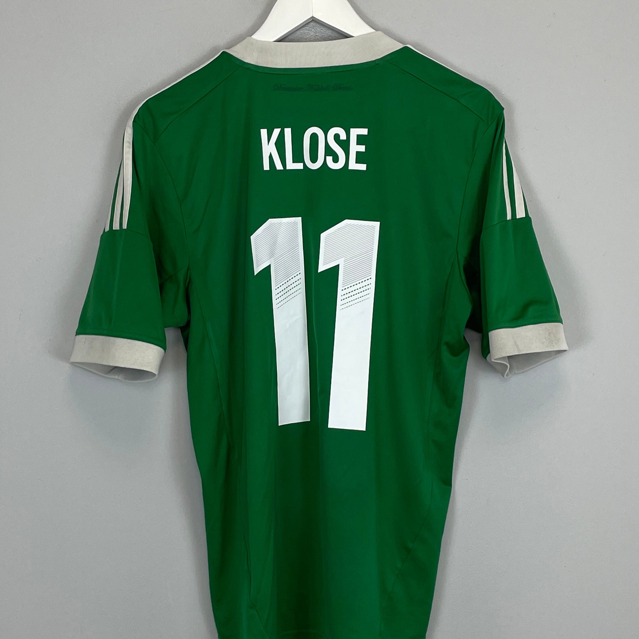 Shop 2012/13 GERMANY KLOSE #11 AWAY SHIRT (M) ADIDAS, classic football shirts, vintage football shirts & retro soccer jerseys at Cult Kits