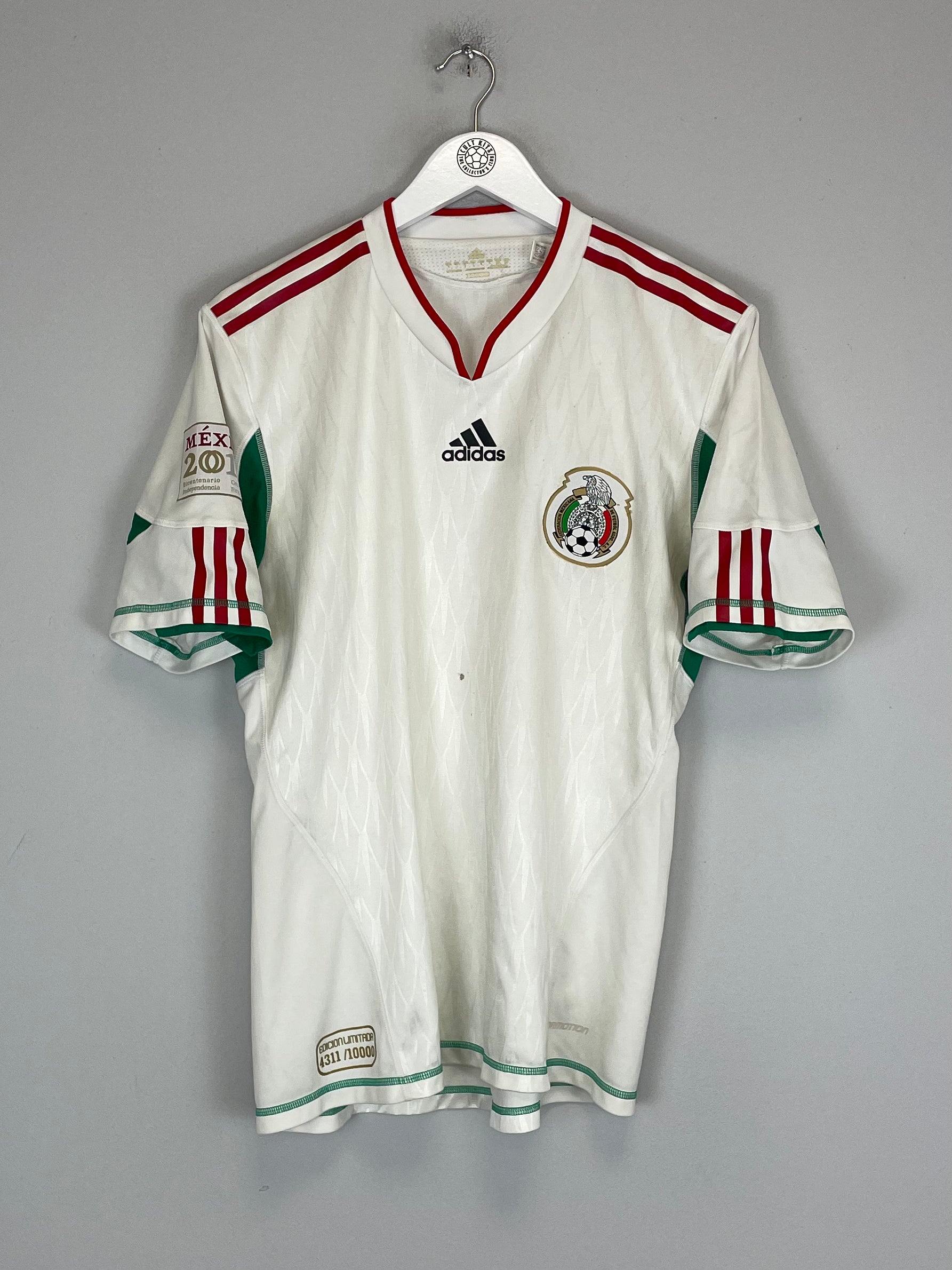 Shop 2010/11 MEXICO *LIMITED EDITION* AWAY SHIRT (L) ADIDAS, classic football shirts, vintage football shirts & retro soccer jerseys at Cult Kits