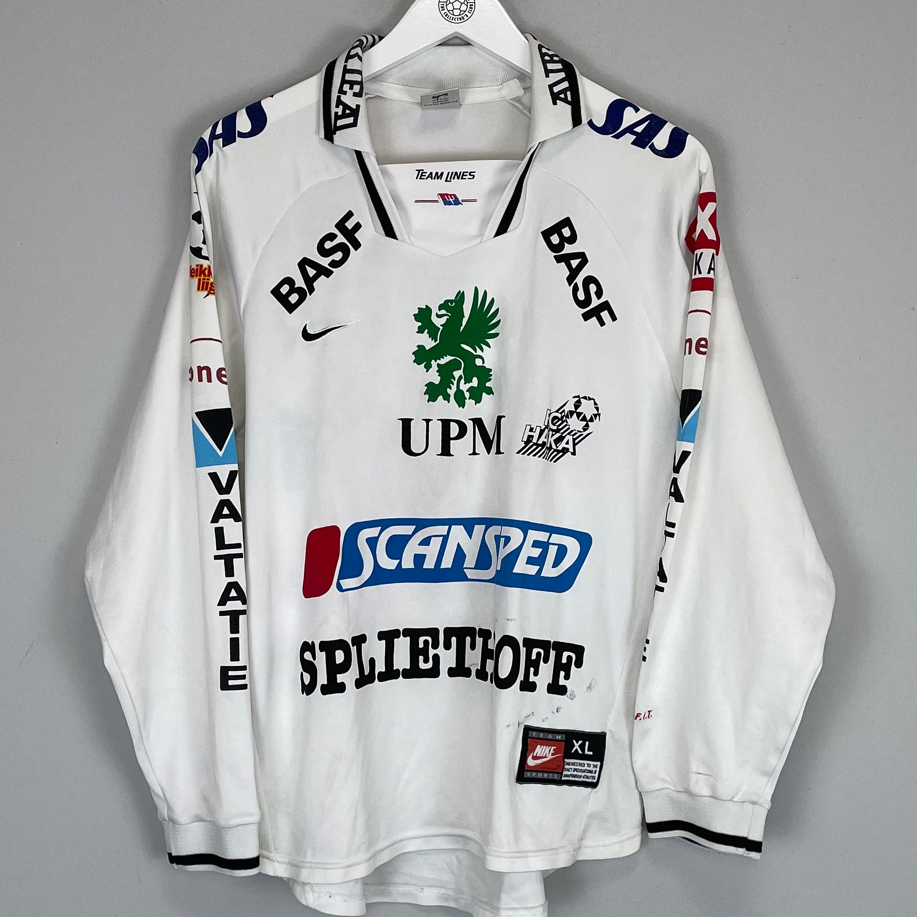 Shop 1998 FC HAKA L/S HOME SHIRT (XL) NIKE, classic football shirts, vintage football shirts & retro soccer jerseys at Cult Kits