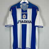 Shop 2001/02 DEPORTIVO LA CORUNA DJALMINHA #8 HOME SHIRT (M) JOMA, classic football shirts, vintage football shirts & retro soccer jerseys at Cult Kits