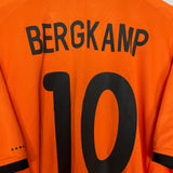 Shop 2000/02 NETHERLANDS BERGKAMP #10 HOME SHIRT (XXL) NIKE, classic football shirts, vintage football shirts & retro soccer jerseys at Cult Kits