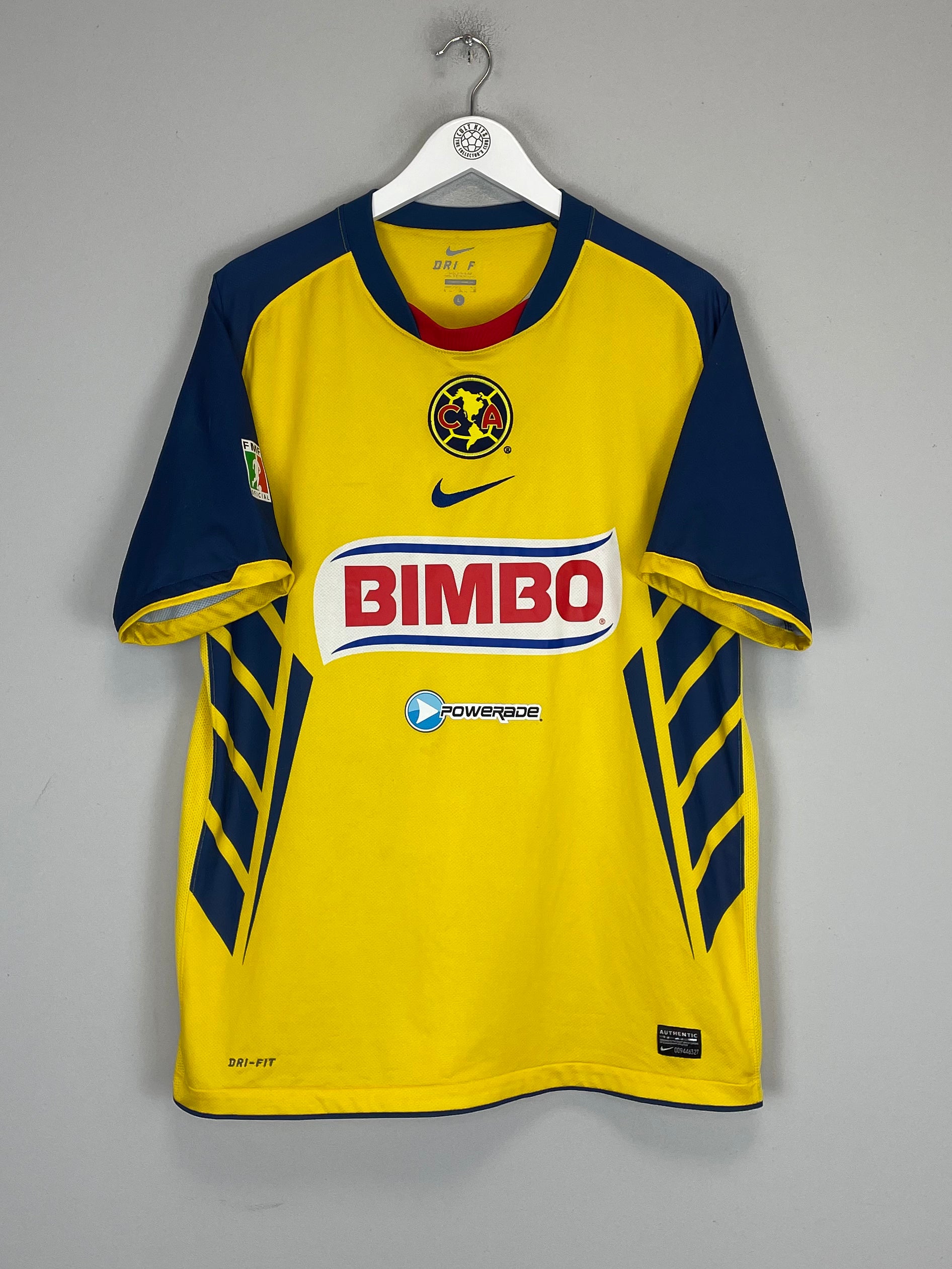 Shop 2010/11 CLUB AMERICA HOME SHIRT (L) NIKE, classic football shirts, vintage football shirts & retro soccer jerseys at Cult Kits