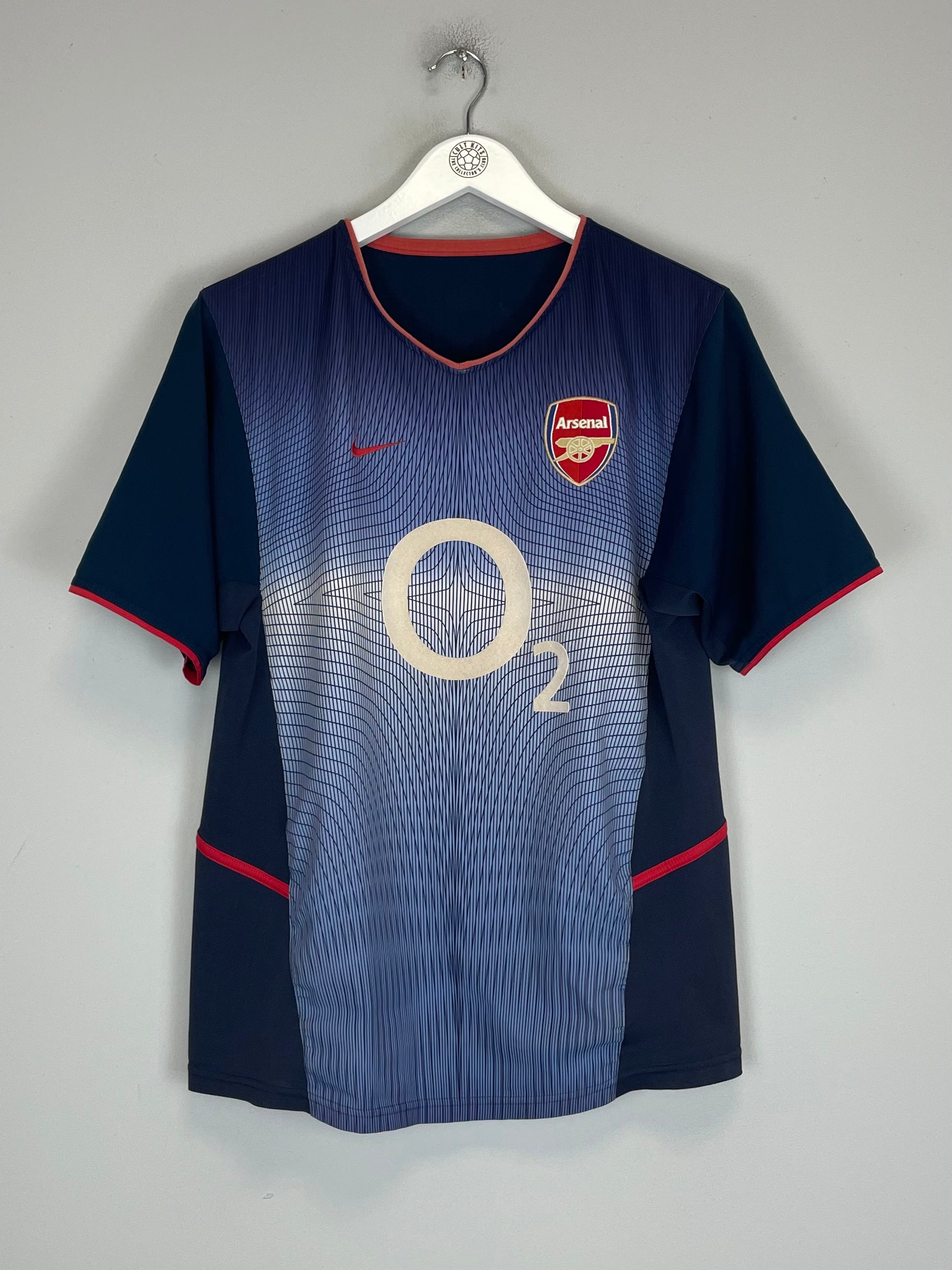 Shop 2002/04 ARSENAL HENRY #14 AWAY SHIRT (M) NIKE, classic football shirts, vintage football shirts & retro soccer jerseys at Cult Kits