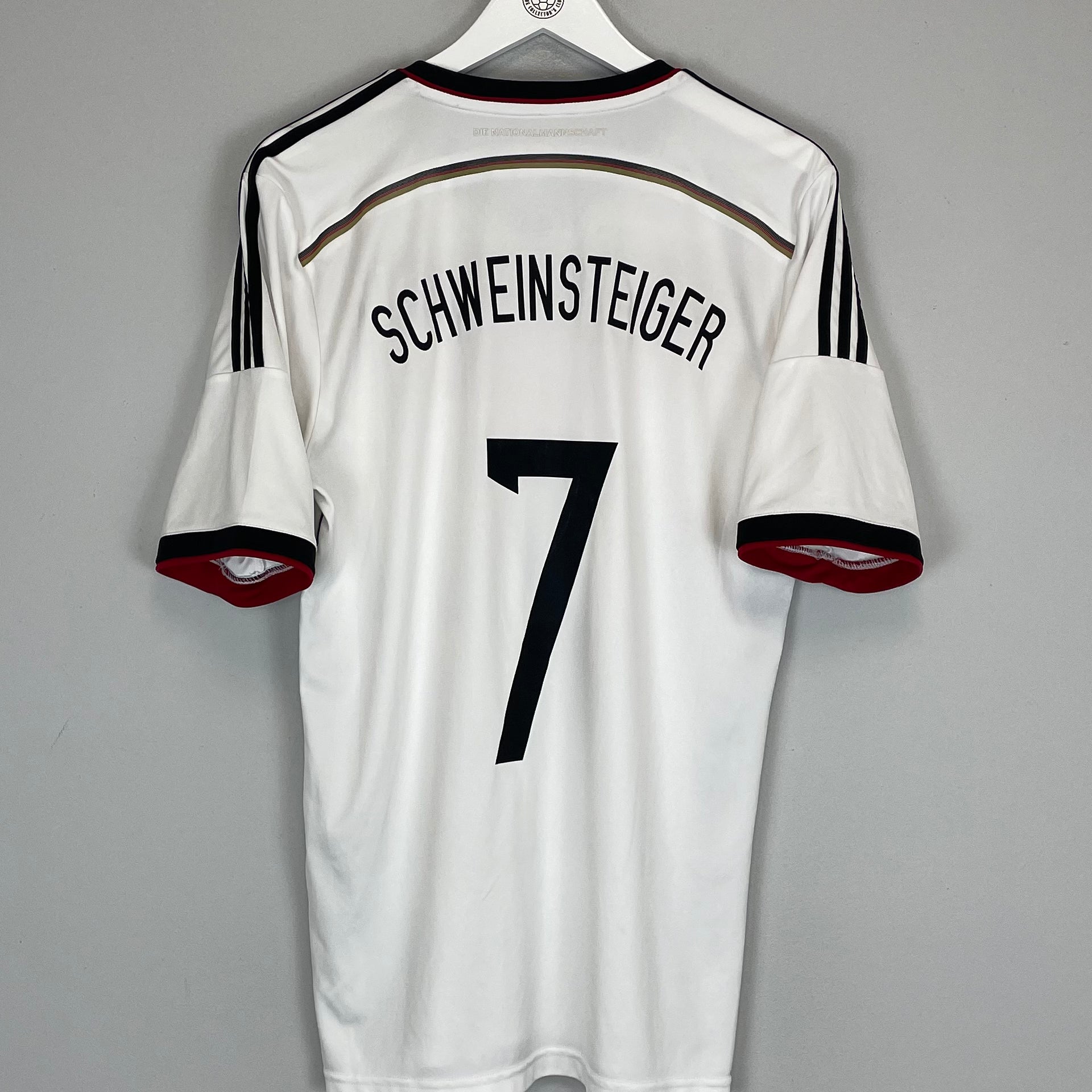 Shop 2014/15 GERMANY SCHWEINSTEIGER #7 HOME SHIRT (L) ADIDAS, classic football shirts, vintage football shirts & retro soccer jerseys at Cult Kits