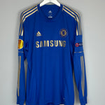 Shop 2012/13 CHELSEA HAZARD #17 E/L L/S HOME SHIRT (L) ADIDAS, classic football shirts, vintage football shirts & retro soccer jerseys at Cult Kits