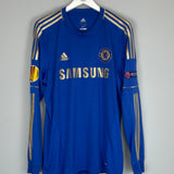 Shop 2012/13 CHELSEA HAZARD #17 E/L L/S HOME SHIRT (L) ADIDAS, classic football shirts, vintage football shirts & retro soccer jerseys at Cult Kits