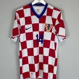 Shop 2008/09 CROATIA MODRIC #14 HOME SHIRT (M) NIKE, classic football shirts, vintage football shirts & retro soccer jerseys at Cult Kits