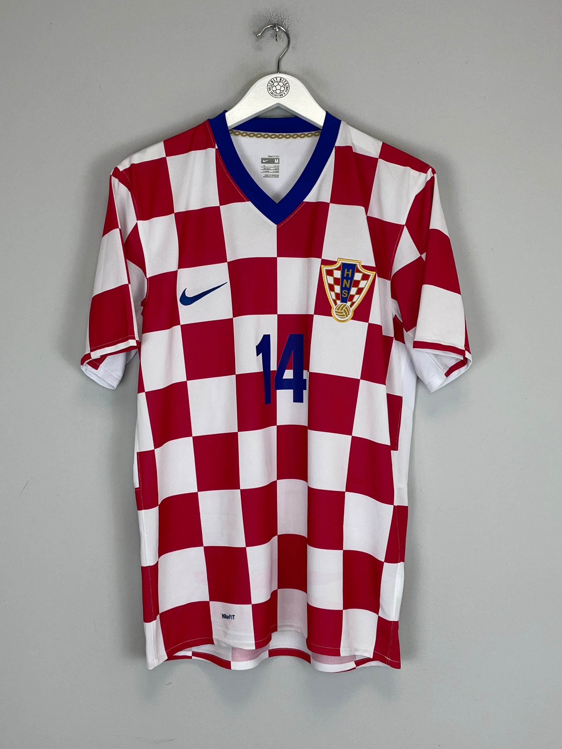 Shop 2008/09 CROATIA MODRIC #14 HOME SHIRT (M) NIKE, classic football shirts, vintage football shirts & retro soccer jerseys at Cult Kits