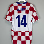 Shop 2008/09 CROATIA MODRIC #14 HOME SHIRT (M) NIKE, classic football shirts, vintage football shirts & retro soccer jerseys at Cult Kits