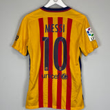 2015/16 BARCELONA MESSI #10 *AUTHENTIC* AWAY SHIRT (M) NIKE