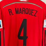 Shop 2014/15 MEXICO R.MARQUEZ #4 L/S AWAY SHIRT (M) ADIDAS, classic football shirts, vintage football shirts & retro soccer jerseys at Cult Kits