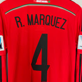 Shop 2014/15 MEXICO R.MARQUEZ #4 L/S AWAY SHIRT (M) ADIDAS, classic football shirts, vintage football shirts & retro soccer jerseys at Cult Kits