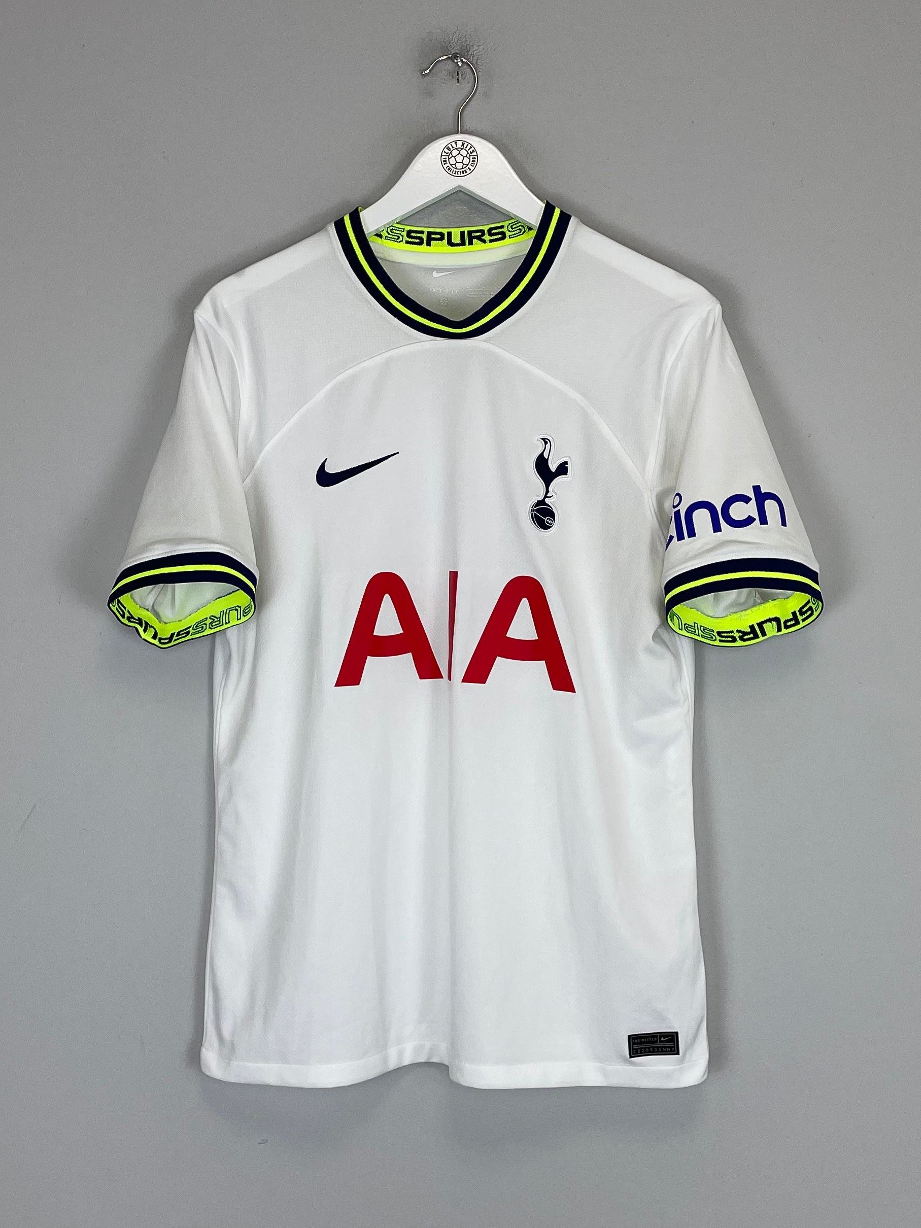 Shop 2022/23 TOTTENHAM RICHARLISON #9 HOME SHIRT (M) NIKE, classic football shirts, vintage football shirts & retro soccer jerseys at Cult Kits
