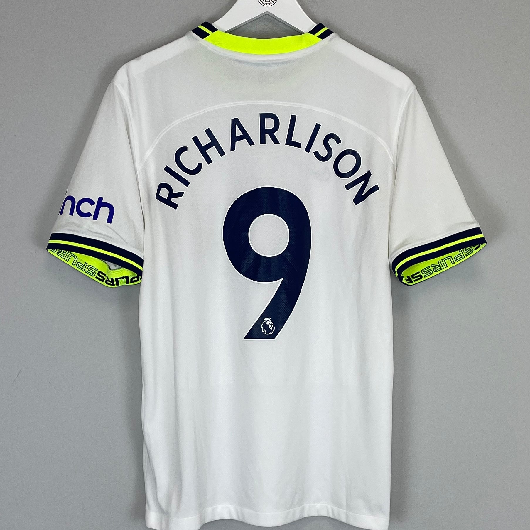 Shop 2022/23 TOTTENHAM RICHARLISON #9 HOME SHIRT (M) NIKE, classic football shirts, vintage football shirts & retro soccer jerseys at Cult Kits