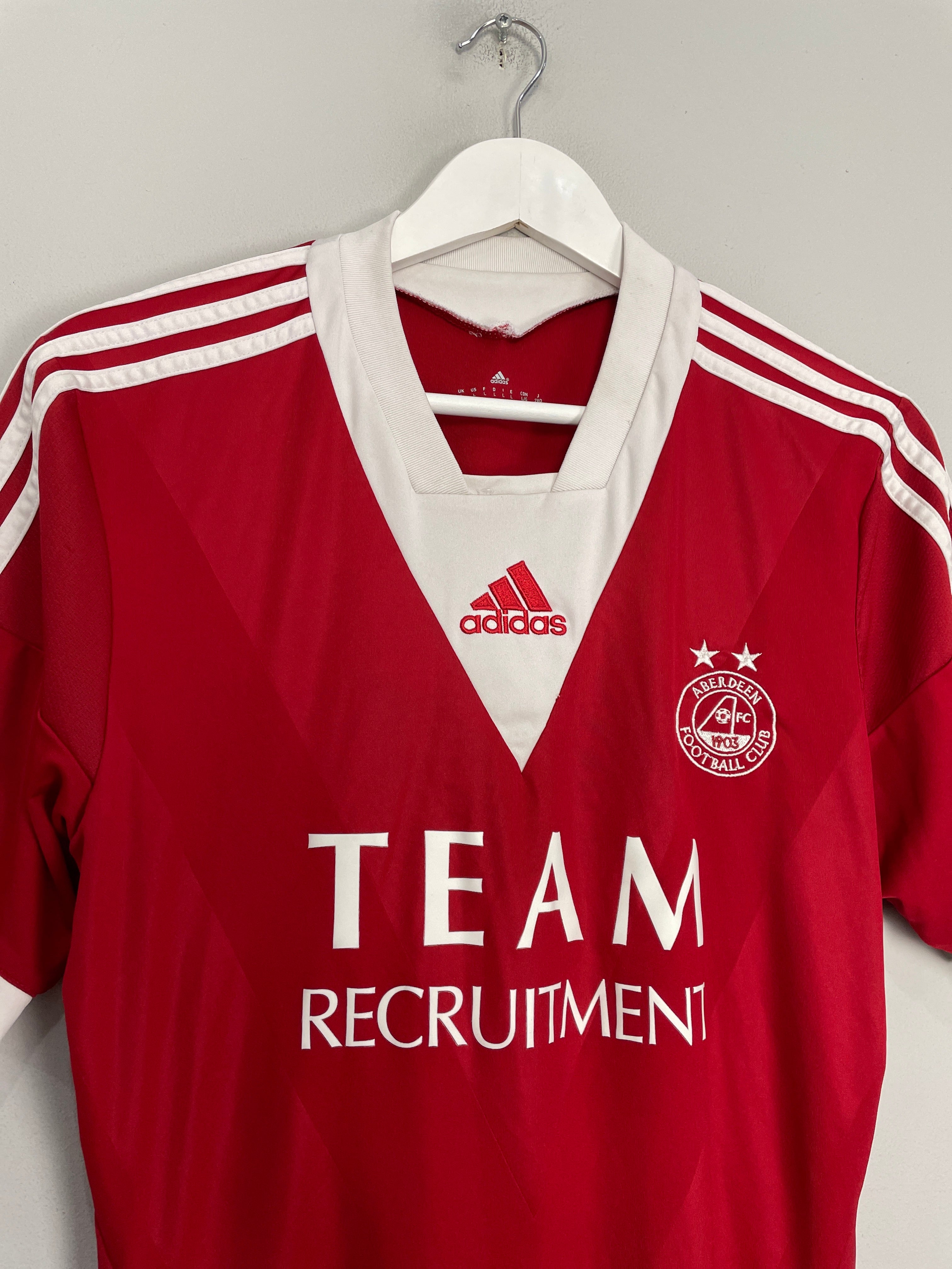 Shop 2013/14 ABERDEEN HOME SHIRT (L) ADIDAS, classic football shirts, vintage football shirts & retro soccer jerseys at Cult Kits