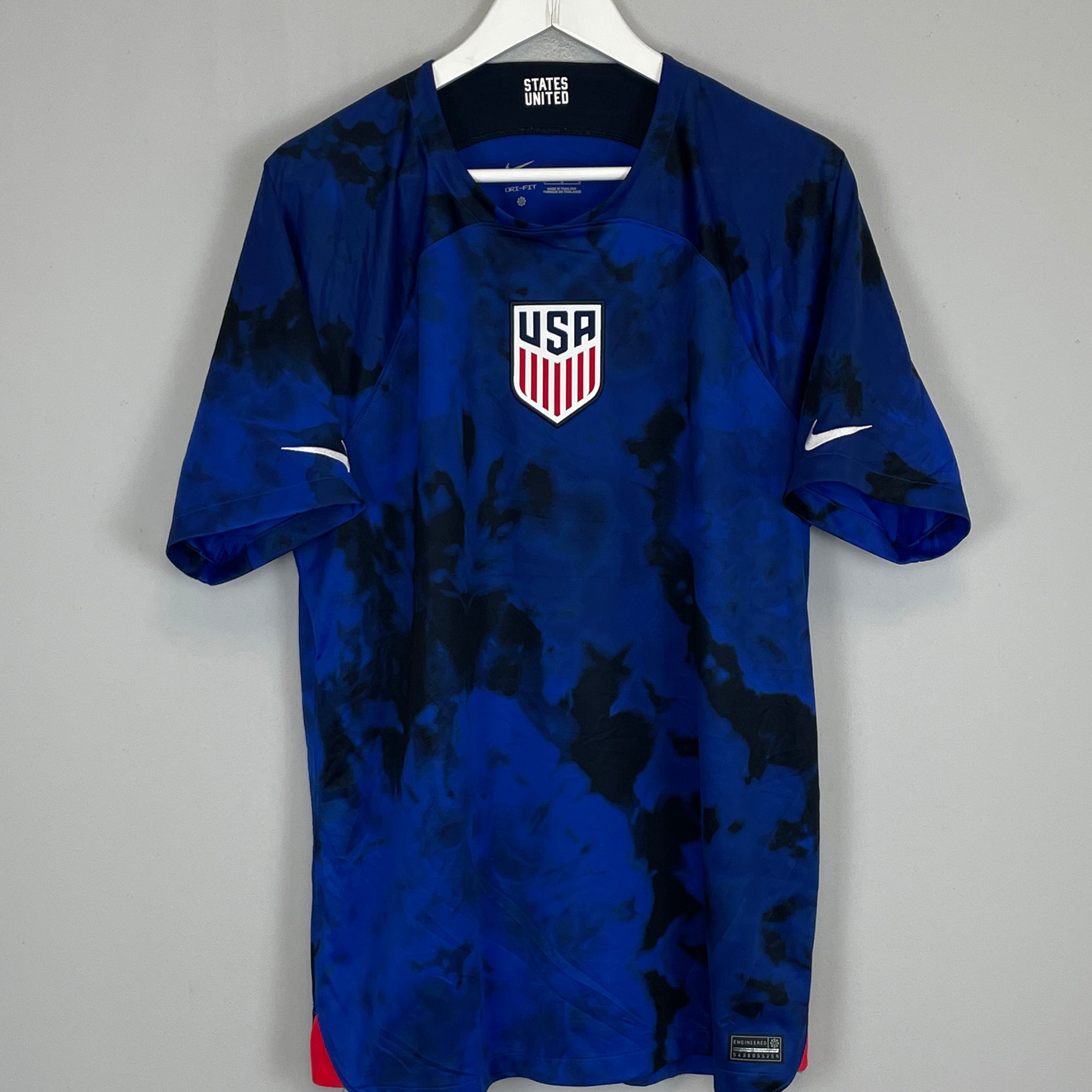 Shop 2022/23 USA AWAY SHIRT (L) NIKE, classic football shirts, vintage football shirts & retro soccer jerseys at Cult Kits