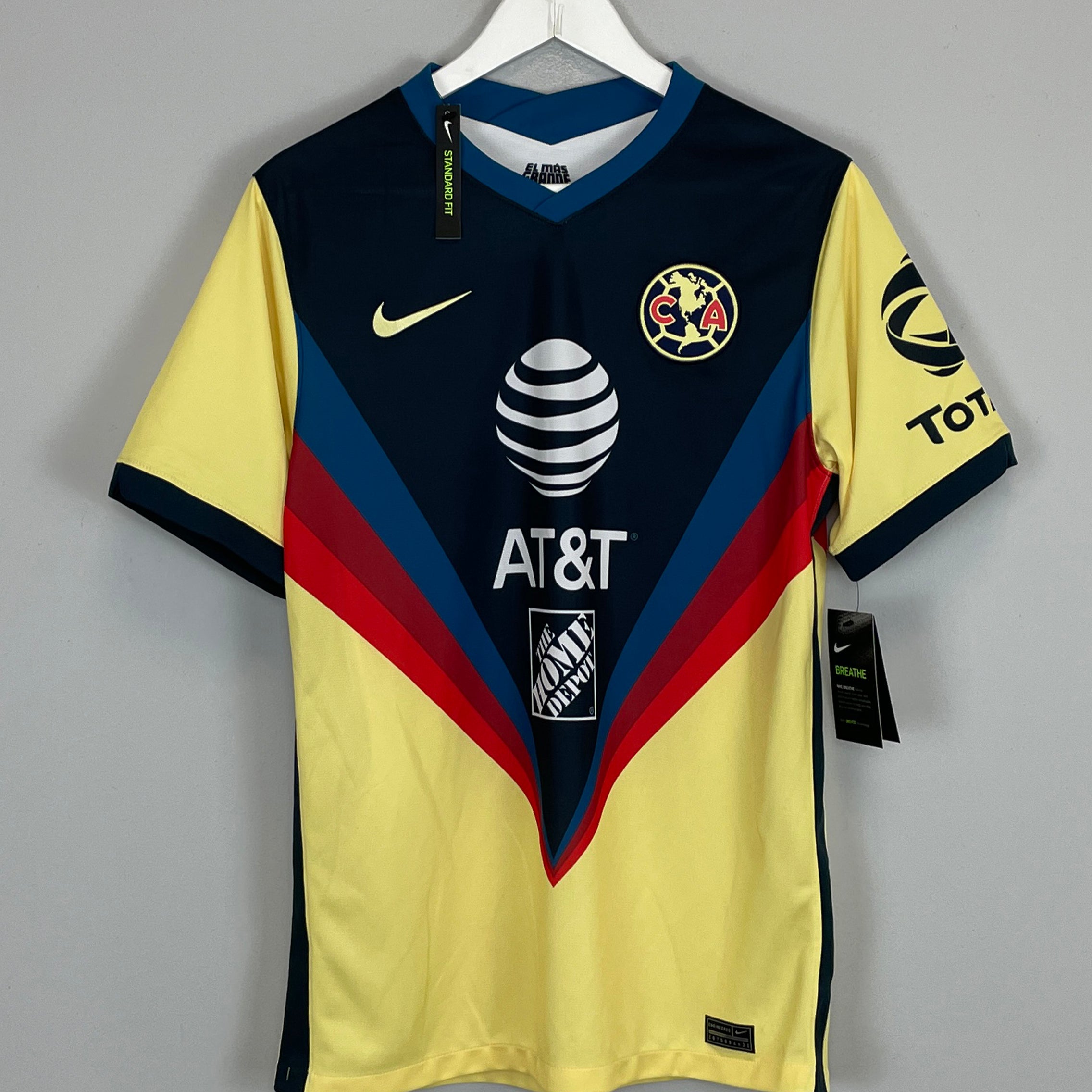 Shop 2020/21 CLUB AMERICA *BNWT* HOME SHIRT (M) NIKE, classic football shirts, vintage football shirts & retro soccer jerseys at Cult Kits