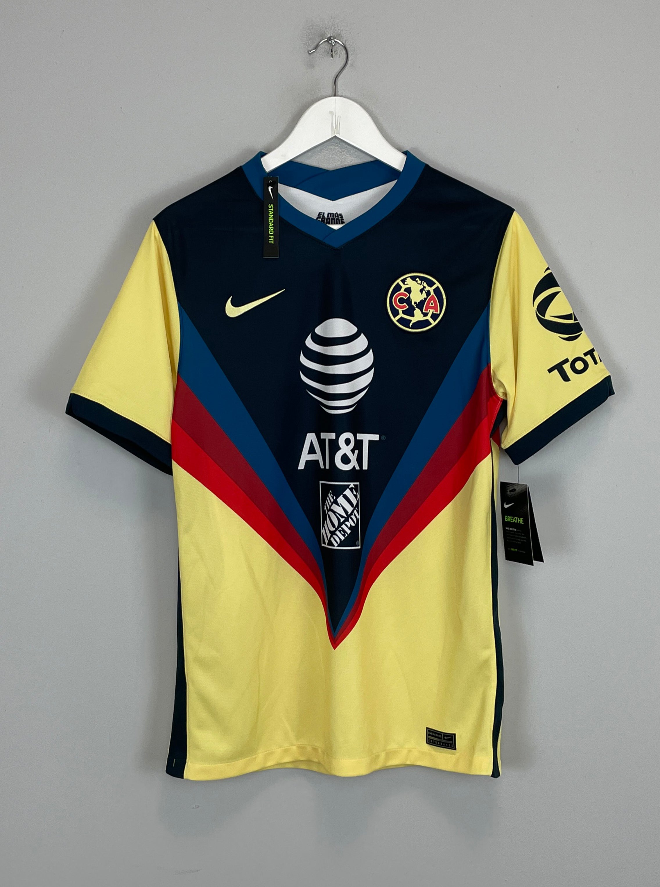 Shop 2020/21 CLUB AMERICA *BNWT* HOME SHIRT (M) NIKE, classic football shirts, vintage football shirts & retro soccer jerseys at Cult Kits