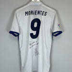 Shop 2016/17 REAL MADRID F.MORIENTES #9 *SIGNED* HOME SHIRT (M) ADIDAS, classic football shirts, vintage football shirts & retro soccer jerseys at Cult Kits