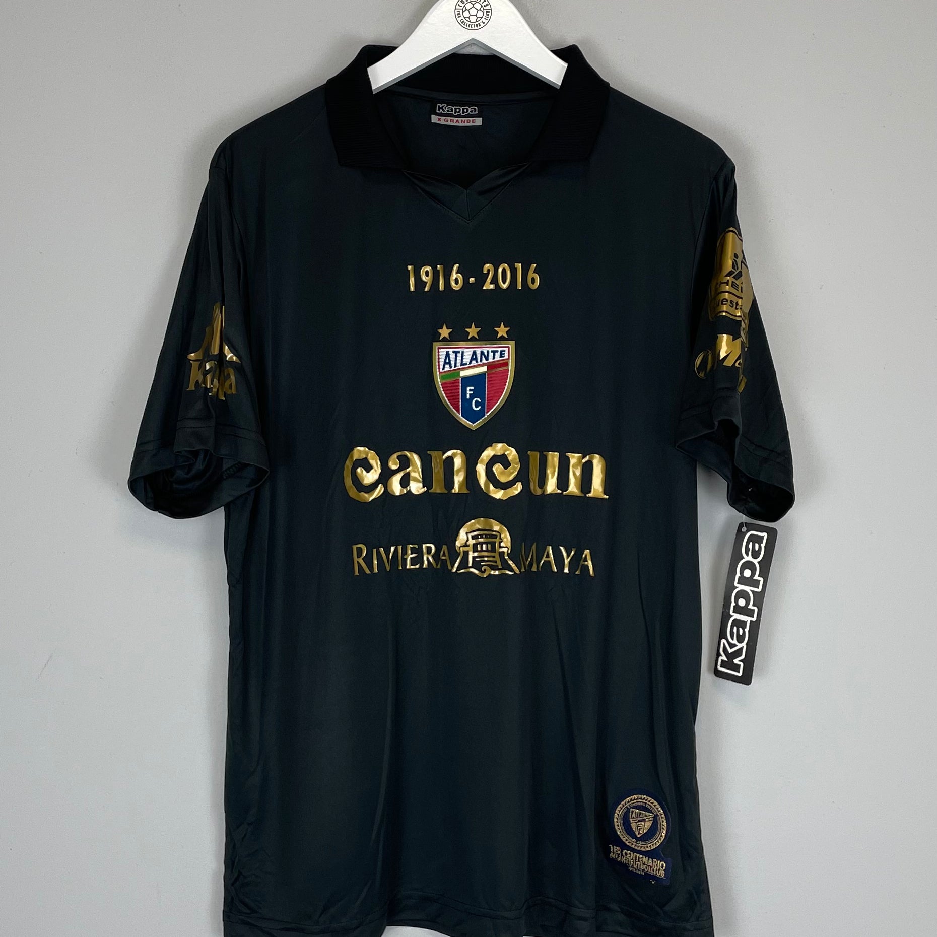 Shop 2016/17 ATLANTE *BNWT* CENTENARY AWAY SHIRT (XL) KAPPA, classic football shirts, vintage football shirts & retro soccer jerseys at Cult Kits