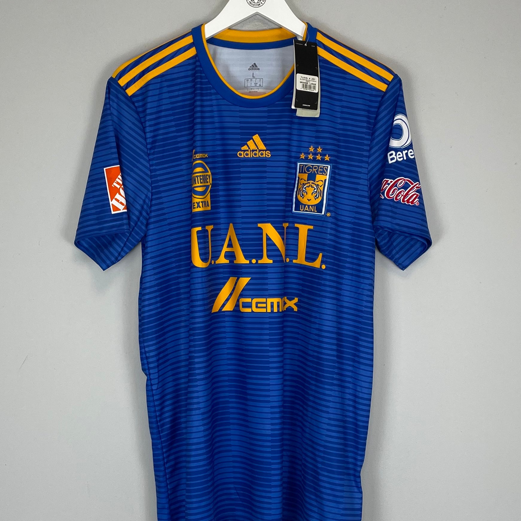 Shop 2018/19 TIGRES *BNWT* AWAY SHIRT (L) ADIDAS, classic football shirts, vintage football shirts & retro soccer jerseys at Cult Kits