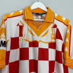 Shop 1999/00 TECOS FC HOME SHIRT (XL) KAPPA, classic football shirts, vintage football shirts & retro soccer jerseys at Cult Kits