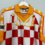 Shop 1999/00 TECOS FC HOME SHIRT (XL) KAPPA, classic football shirts, vintage football shirts & retro soccer jerseys at Cult Kits