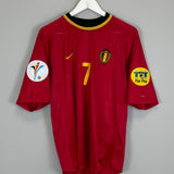 2000/02 BELGIUM WILMOTS #7 HOME SHIRT (S) NIKE
