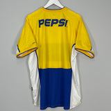 Shop 2002/03 BOCA JUNIORS AWAY SHIRT (XL) NIKE, classic football shirts, vintage football shirts & retro soccer jerseys at Cult Kits