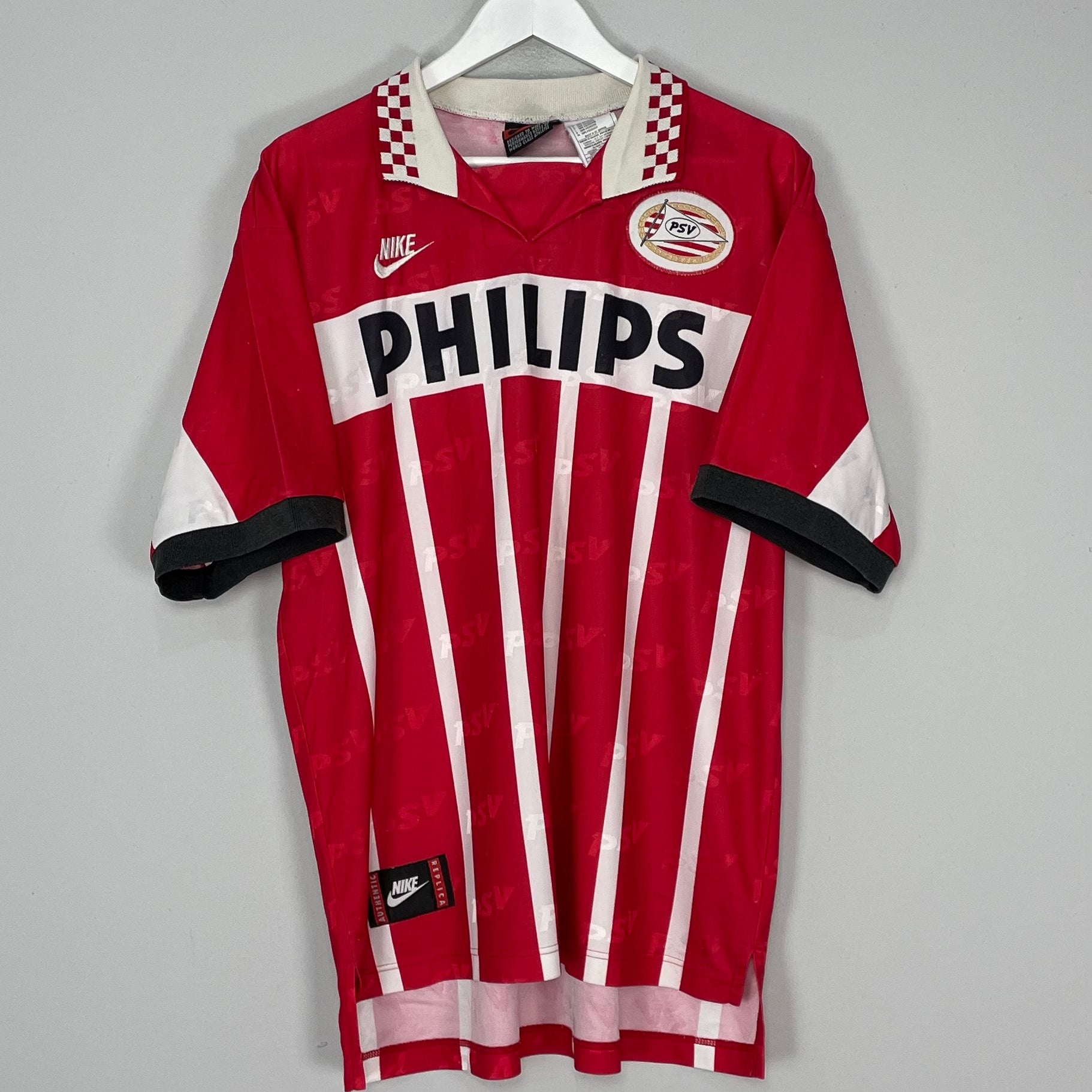 Shop 1995/96 PSV HOME SHIRT (L) NIKE, classic football shirts, vintage football shirts & retro soccer jerseys at Cult Kits