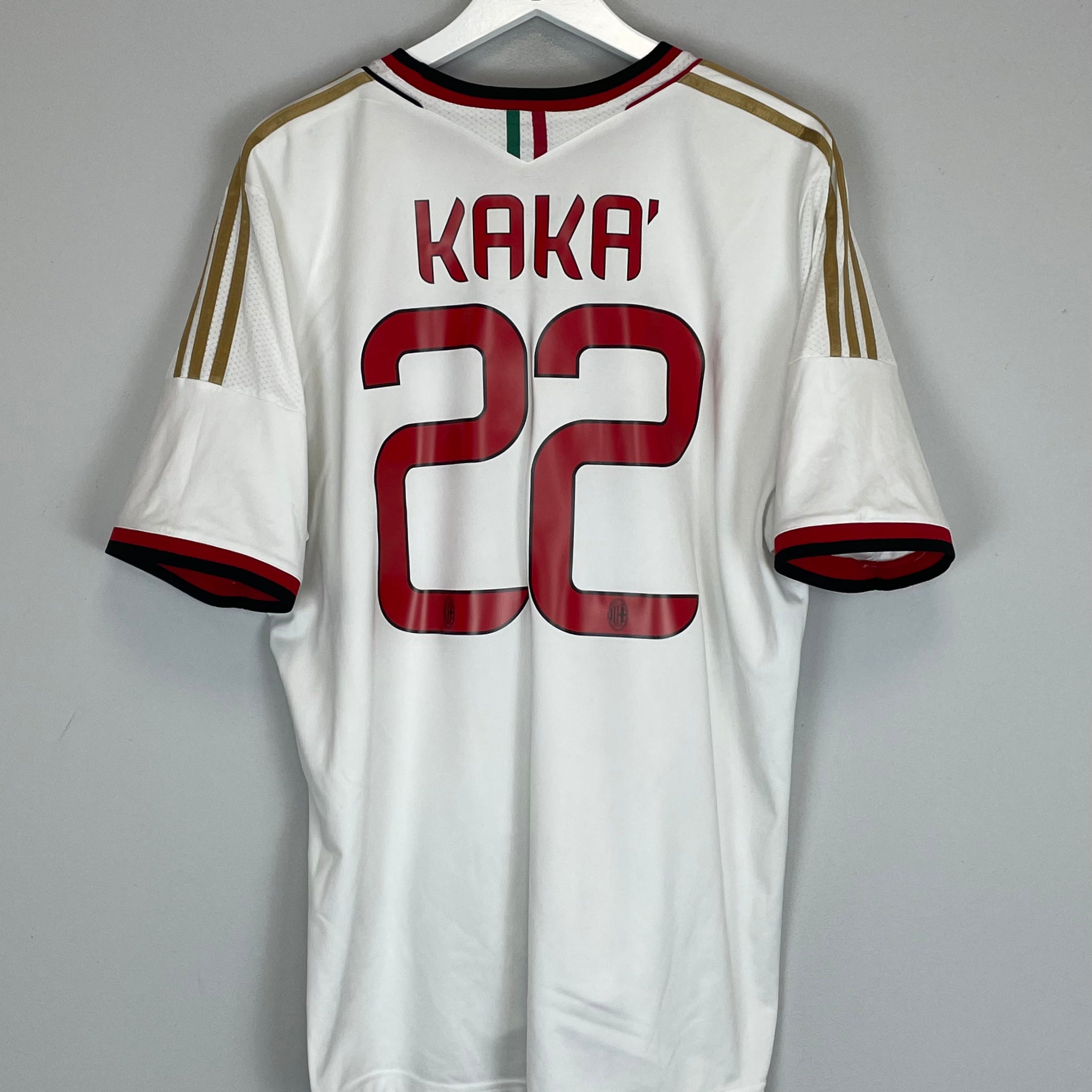 Shop 2014/15 AC MILAN KAKA #22 AWAY SHIRT (XL) ADIDAS, classic football shirts, vintage football shirts & retro soccer jerseys at Cult Kits