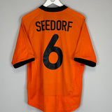 2000/02 NETHERLANDS SEEDORF #6 HOME SHIRT (M) NIKE