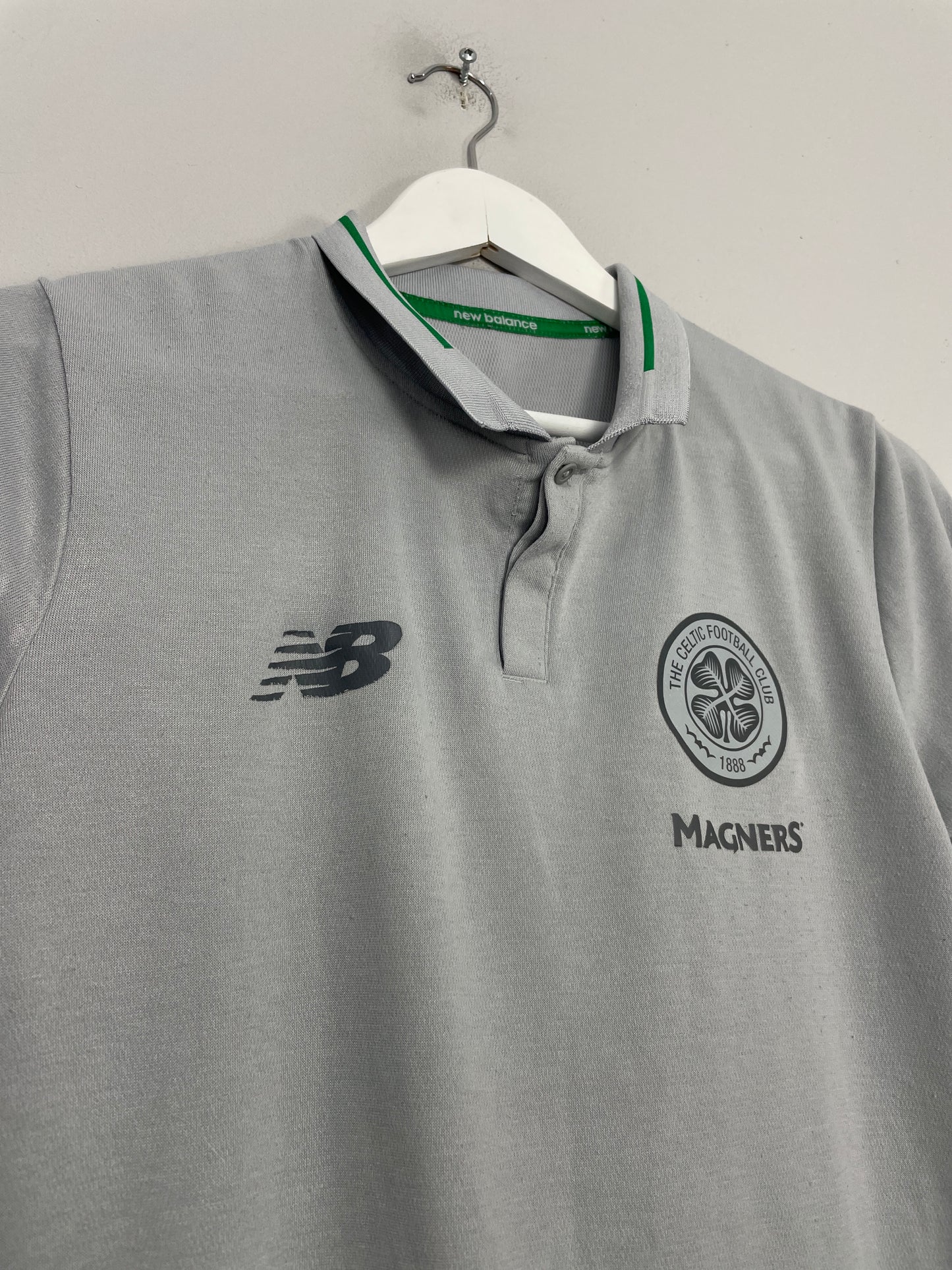 2017/18 CELTIC POLO SHIRT (S) NEW BALANCE