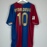 2006/07 BARCELONA RONALDINHO #10 HOME SHIRT (XXL) NIKE