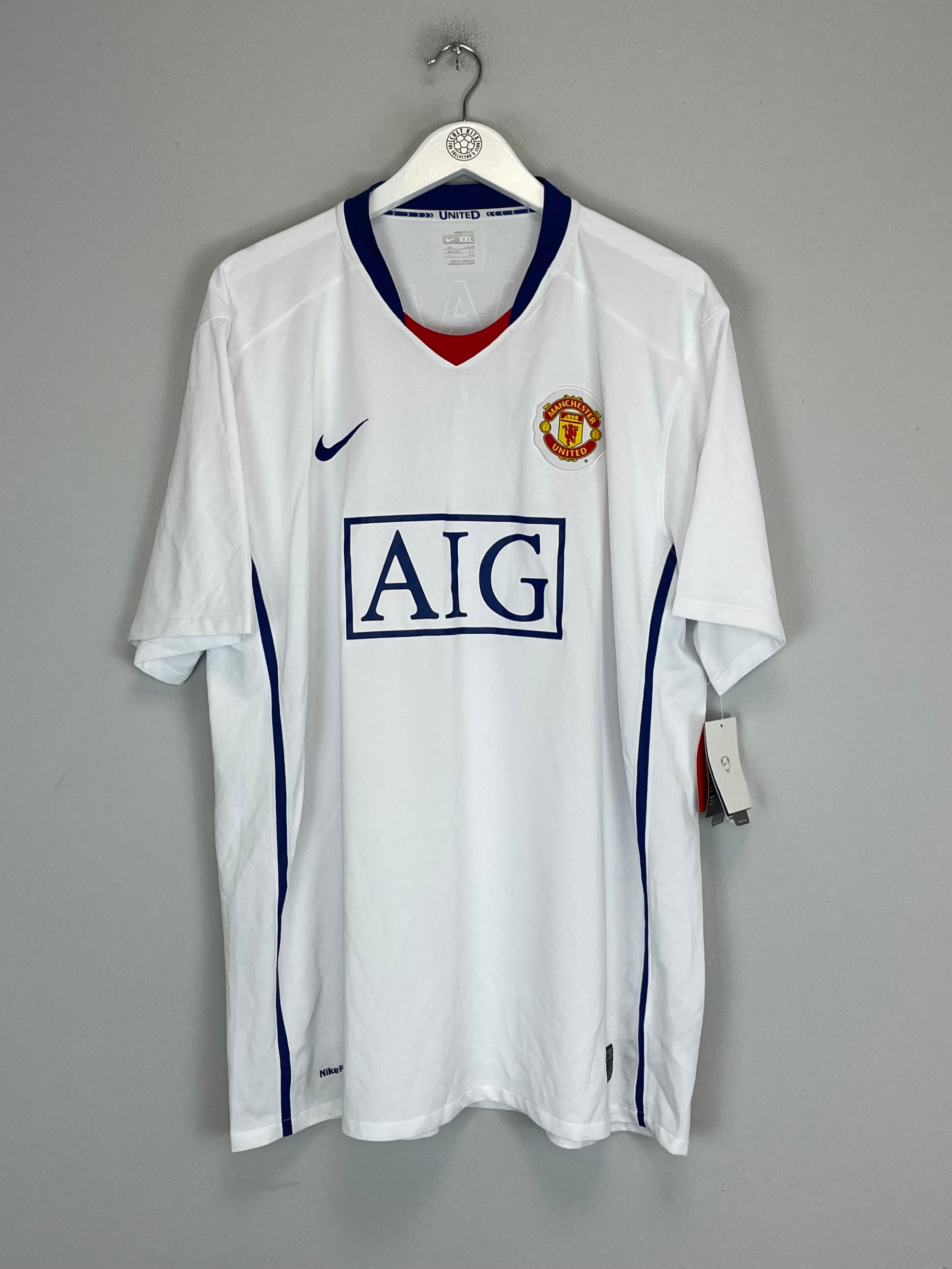 Shop 2008/09 MANCHESTER UNITED RONALDO #7 *BNWT* AWAY SHIRT (XXL) NIKE, classic football shirts, vintage football shirts & retro soccer jerseys at Cult Kits